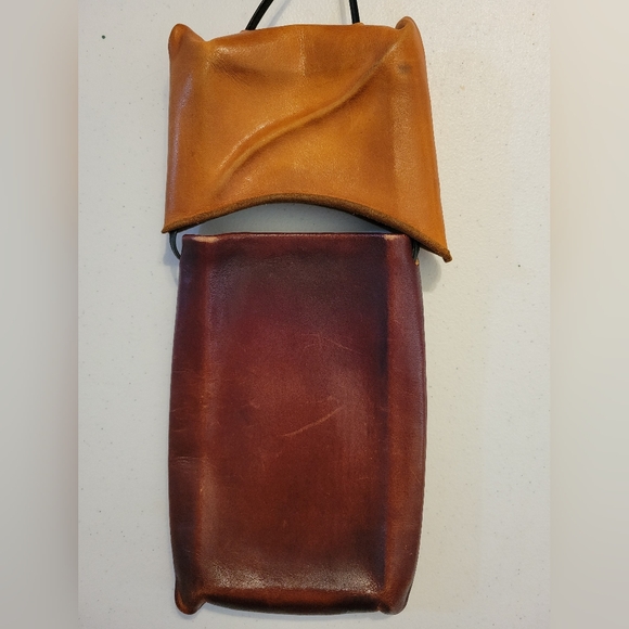 Vintage Leather Art Crossbody Purse by Deborah Einbender Pursona - Picture 13 of 13